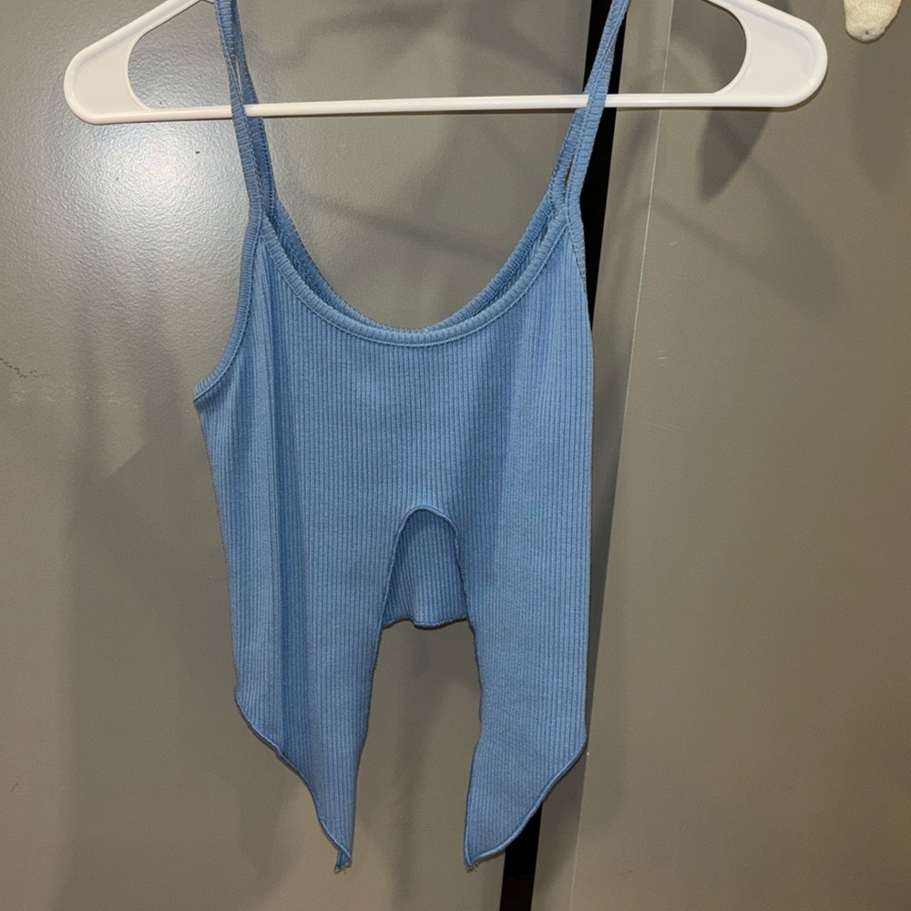 brand new Urban Outfitters blue tank top. Size small. New with tags.
